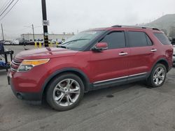 Salvage cars for sale at Colton, CA auction: 2013 Ford Explorer Limited
