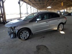 Vehiculos salvage en venta de Copart Phoenix, AZ: 2012 Honda Civic EX