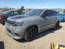 Salvage cars for sale at San Martin, CA auction: 2021 Jeep Grand Cherokee Trackhawk