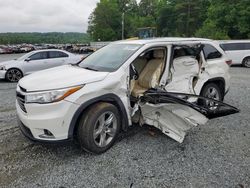 Salvage cars for sale at Concord, NC auction: 2015 Toyota Highlander Limited