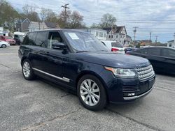 Salvage cars for sale at North Billerica, MA auction: 2017 Land Rover Range Rover HSE