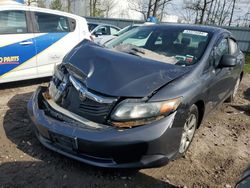 Salvage cars for sale from Copart Central Square, NY: 2012 Honda Civic LX