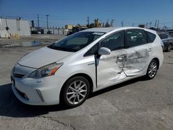 Salvage cars for sale at Sun Valley, CA auction: 2012 Toyota Prius V