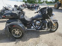 Salvage motorcycles for sale at Milwaukee, WI auction: 2014 Harley-Davidson Flhtcutg TRI Glide Ultra