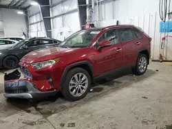 Salvage cars for sale at Ham Lake, MN auction: 2021 Toyota Rav4 Limited