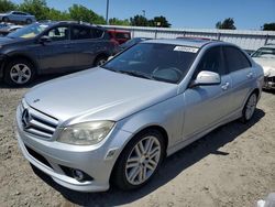Salvage cars for sale from Copart Sacramento, CA: 2009 Mercedes-Benz C300