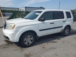 Salvage cars for sale from Copart Orlando, FL: 2012 Honda Pilot LX