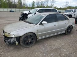 Salvage cars for sale at Leroy, NY auction: 2001 Audi S4 2.7 Quattro