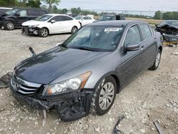 Salvage cars for sale at Cicero, IN auction: 2012 Honda Accord LX