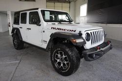 Salvage cars for sale at Magna, UT auction: 2021 Jeep Wrangler Unlimited Rubicon