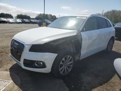 Salvage cars for sale at East Granby, CT auction: 2016 Audi Q5 Premium Plus
