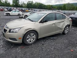 Chevrolet Cruze ls salvage cars for sale: 2013 Chevrolet Cruze LS