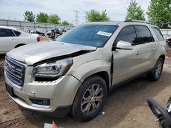 Salvage cars for sale at Elgin, IL auction: 2015 GMC Acadia SLT-2