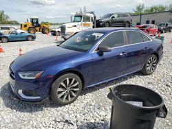 Salvage cars for sale at Barberton, OH auction: 2021 Audi A4 Premium 40