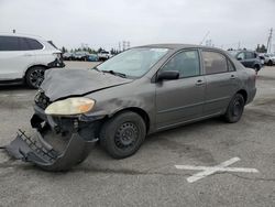 Salvage cars for sale from Copart Rancho Cucamonga, CA: 2006 Toyota Corolla CE