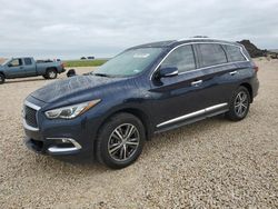Salvage cars for sale at Temple, TX auction: 2017 Infiniti QX60