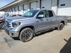 Toyota Tundra Double cab Limited Vehiculos salvage en venta: 2021 Toyota Tundra Double Cab Limited