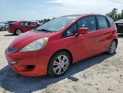 Honda salvage cars for sale: 2009 Honda FIT Sport