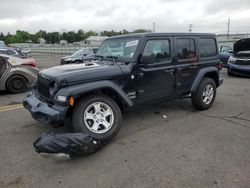 Jeep Wrangler Unlimited Sport salvage cars for sale: 2019 Jeep Wrangler Unlimited Sport