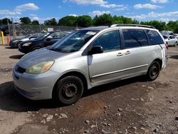 Salvage cars for sale from Copart Chalfont, PA: 2004 Toyota Sienna CE