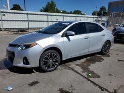 Salvage cars for sale at Littleton, CO auction: 2015 Toyota Corolla L