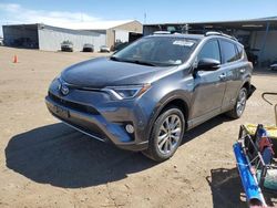 Salvage cars for sale at Brighton, CO auction: 2017 Toyota Rav4 HV Limited
