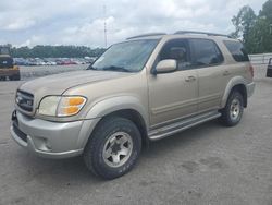 Salvage cars for sale from Copart Dunn, NC: 2003 Toyota Sequoia SR5
