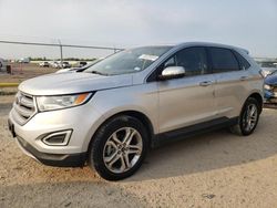 Salvage cars for sale at Houston, TX auction: 2017 Ford Edge Titanium