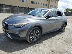 Salvage cars for sale from Copart Opa Locka, FL: 2017 Infiniti QX30 Base