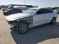 Salvage cars for sale from Copart Grand Prairie, TX: 2018 Genesis G80 Base