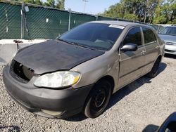 Toyota Corolla ce Vehiculos salvage en venta: 2006 Toyota Corolla CE