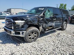 Salvage trucks for sale at Wayland, MI auction: 2016 Ford F150 Supercrew