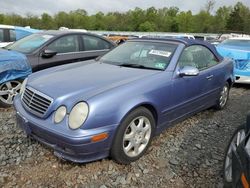 Salvage cars for sale from Copart Hillsborough, NJ: 2000 Mercedes-Benz CLK 320