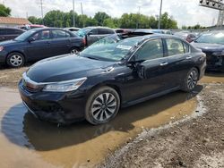 Vehiculos salvage en venta de Copart Columbus, OH: 2017 Honda Accord Touring Hybrid