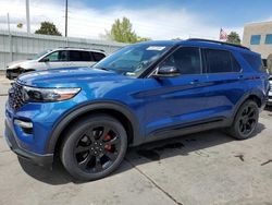 Ford Explorer st salvage cars for sale: 2021 Ford Explorer ST