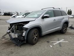 2016 Toyota Highlander XLE en venta en Rancho Cucamonga, CA