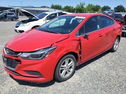 Salvage cars for sale from Copart Sacramento, CA: 2016 Chevrolet Cruze LT