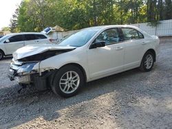 Salvage cars for sale from Copart Knightdale, NC: 2012 Ford Fusion S