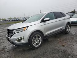Salvage cars for sale from Copart Eugene, OR: 2015 Ford Edge Titanium