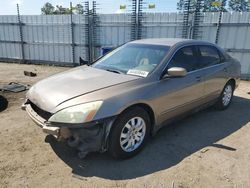 Salvage cars for sale at Harleyville, SC auction: 2004 Honda Accord LX