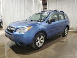 Salvage cars for sale at Central Square, NY auction: 2016 Subaru Forester 2.5I