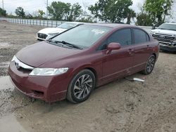 Salvage cars for sale from Copart Riverview, FL: 2010 Honda Civic LX