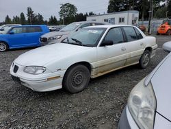 Salvage cars for sale at Graham, WA auction: 1996 Pontiac Grand AM SE