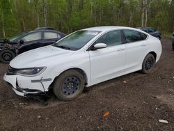 Salvage cars for sale from Copart Bowmanville, ON: 2015 Chrysler 200 Limited