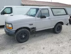 Salvage cars for sale at Columbus, OH auction: 1992 Ford Bronco U100