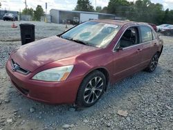 Salvage cars for sale from Copart Mebane, NC: 2004 Honda Accord EX