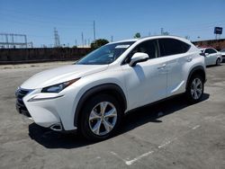 Salvage cars for sale from Copart Wilmington, CA: 2017 Lexus NX 200T Base