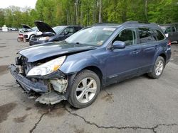 Salvage cars for sale from Copart East Granby, CT: 2013 Subaru Outback 2.5I Limited