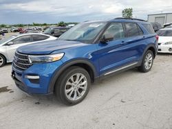 Salvage cars for sale from Copart Kansas City, KS: 2021 Ford Explorer XLT
