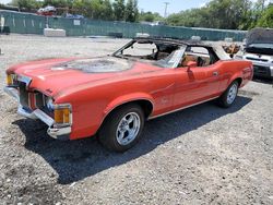 Salvage cars for sale at Riverview, FL auction: 1972 Mercury Cougar XR7